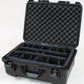 Waterproof case w/divider system; 20"x14"x8"