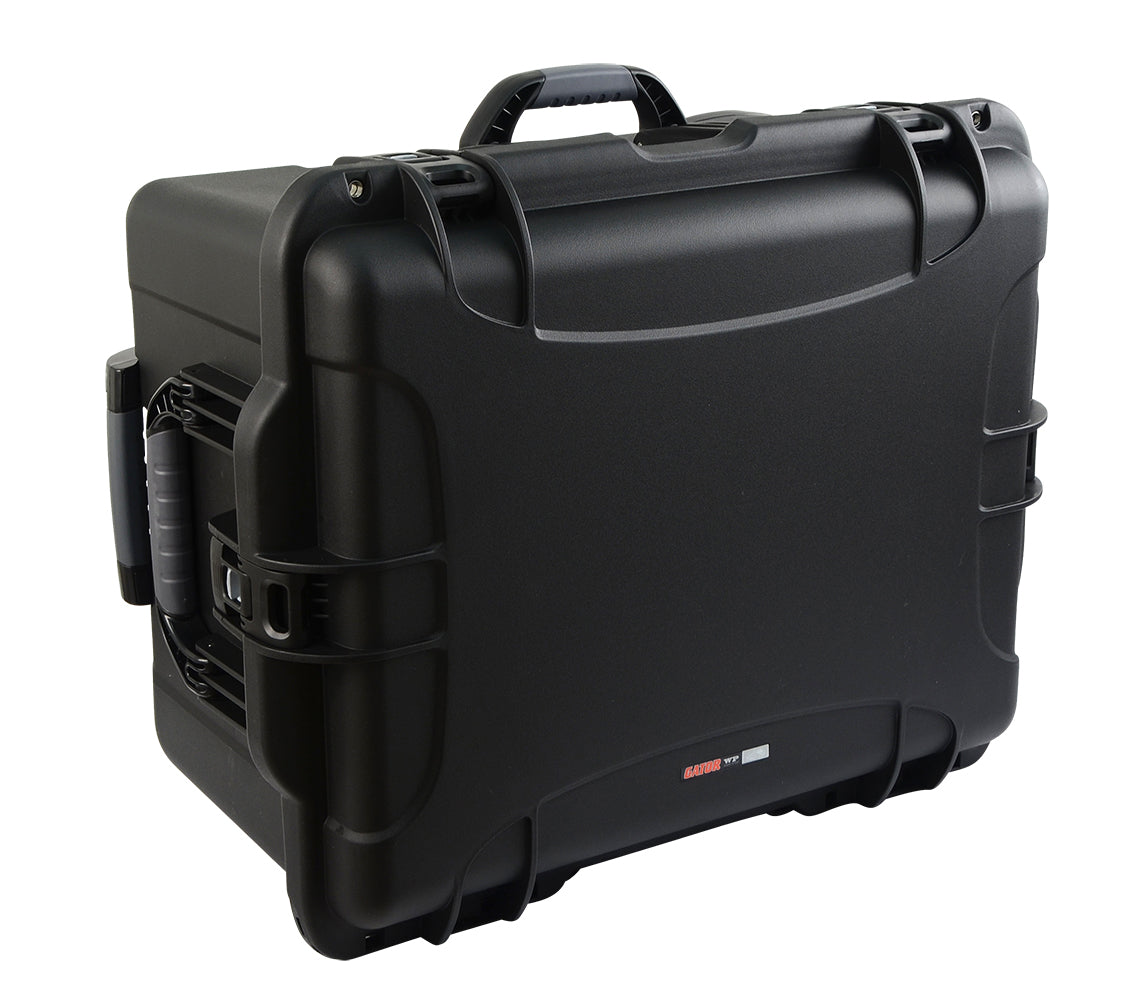 Waterproof case w/ diced foam; 22"x17"x12.9"