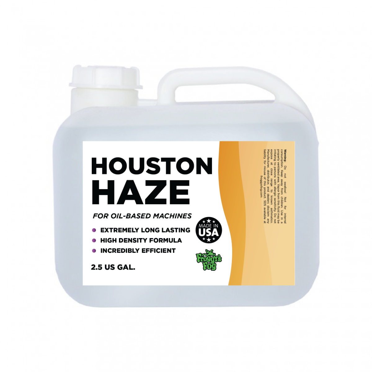Froggy's Houston Haze Fluid - 2.5 Gallon (New)