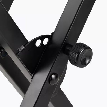 ERGO-LOK Double-X Keyboard Stand with Lok-Tight Construction
