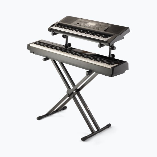 Double-X ERGO-LOK Keyboard Stand with Second Tier