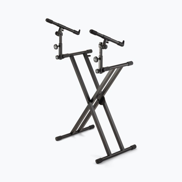 Double-X ERGO-LOK Keyboard Stand with Second Tier