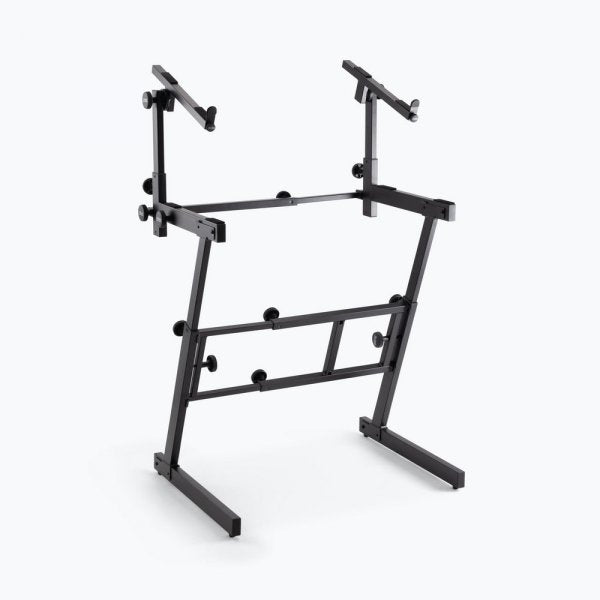 Folding-Z Keyboard Stand with Second Tier