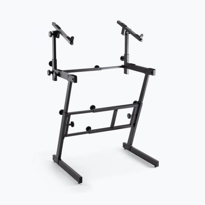 Folding-Z Keyboard Stand with Second Tier