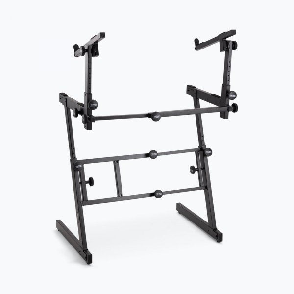 Folding-Z Keyboard Stand with Second Tier