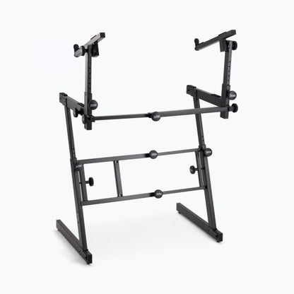 Folding-Z Keyboard Stand with Second Tier