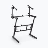 Folding-Z Keyboard Stand with Second Tier