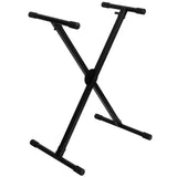 ERGO-LOK Single-X Keyboard Stand with Lok-Tight Construction
