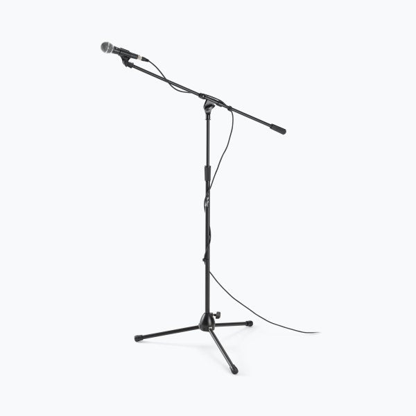 Mic Stand with Tripod Base and Boom Arm