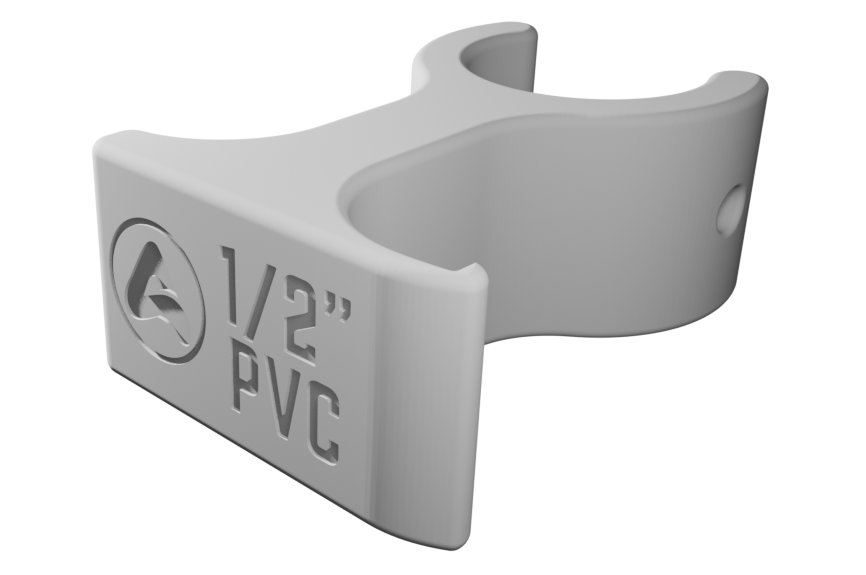 Vinyl Siding to Open Pipe Clips for PVC