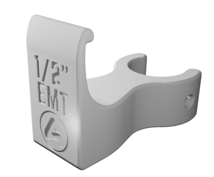 Vinyl Siding to Vertical Open Pipe Clips for EMT