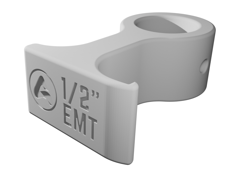 Vinyl Siding to Closed Pipe Clips for EMT