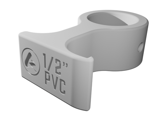 Vinyl Siding to Closed Pipe Clips for PVC