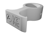 Vinyl Siding to Closed Pipe Clips for PVC
