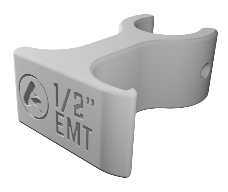 Vinyl Siding to Open Pipe Clips for EMT
