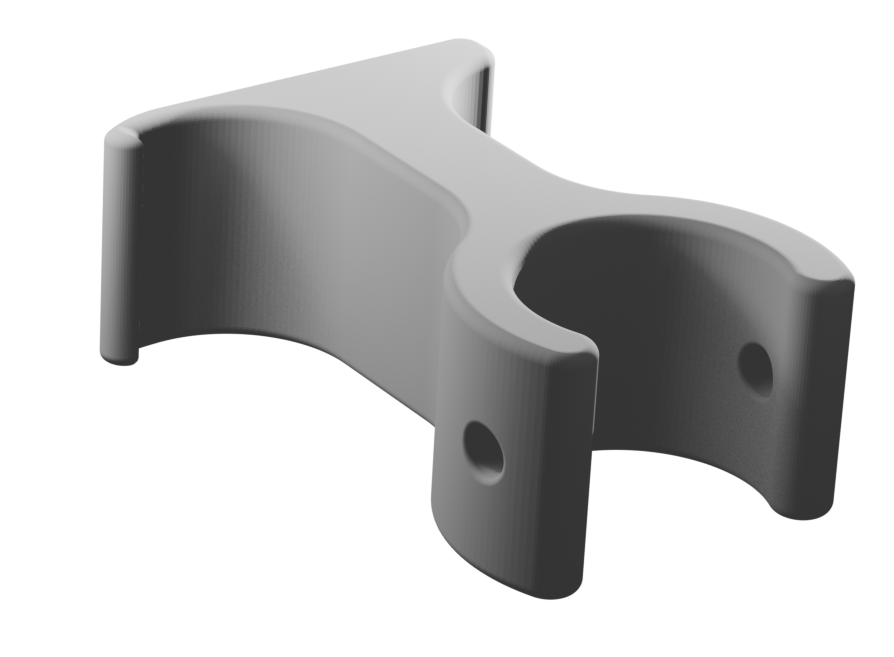 Vinyl Siding to Open Pipe Clips for PVC