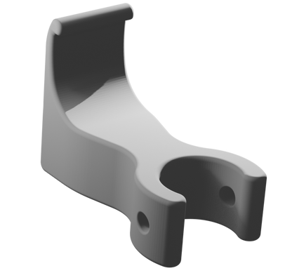Vinyl Siding to Vertical Open Pipe Clips for PVC