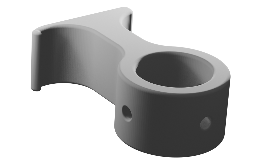Vinyl Siding to Closed Pipe Clips for PVC