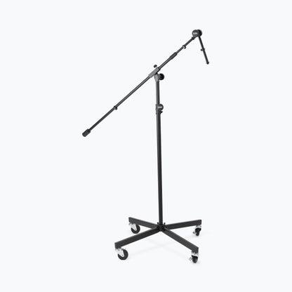 Tripod Studio Mic Boom with 7" Mini Boom Extension and Casters