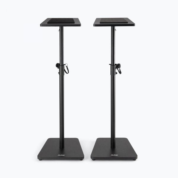 Wood Studio Monitor Stands (Black, Pair)