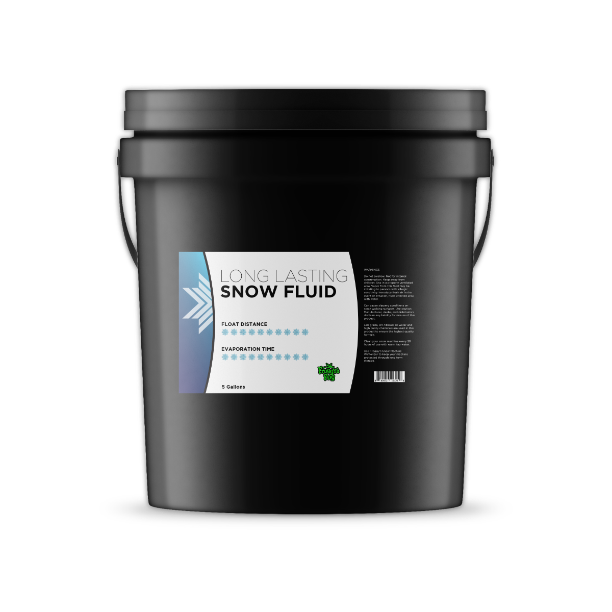 Froggy's Long Lasting Snow Fluid - 5 Gallon (New)