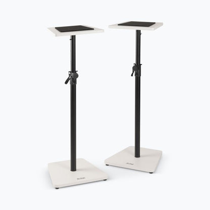 Wood Studio Monitor Stands (White, Pair)