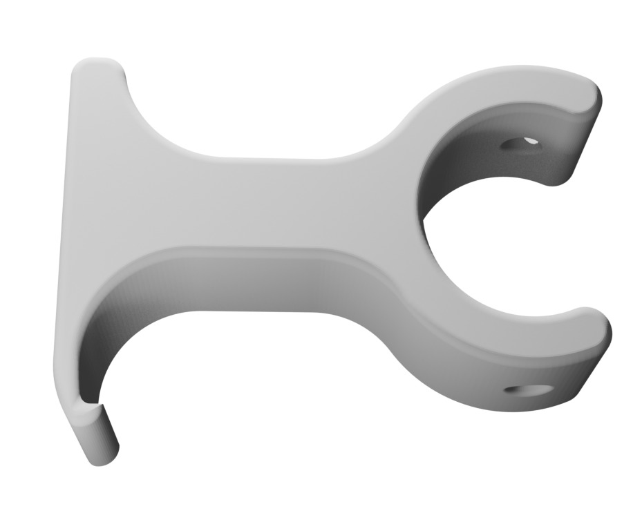 Vinyl Siding to Open Pipe Clips for PVC