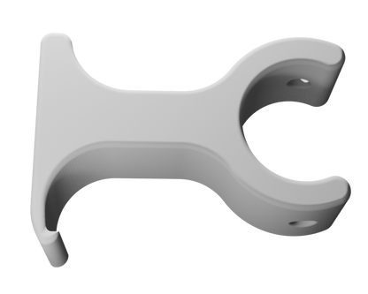 Vinyl Siding to Open Pipe Clips for PVC