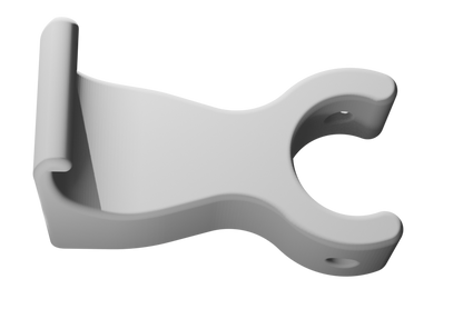 Vinyl Siding to Vertical Open Pipe Clips for PVC