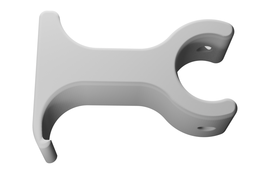 Vinyl Siding to Open Pipe Clips for EMT