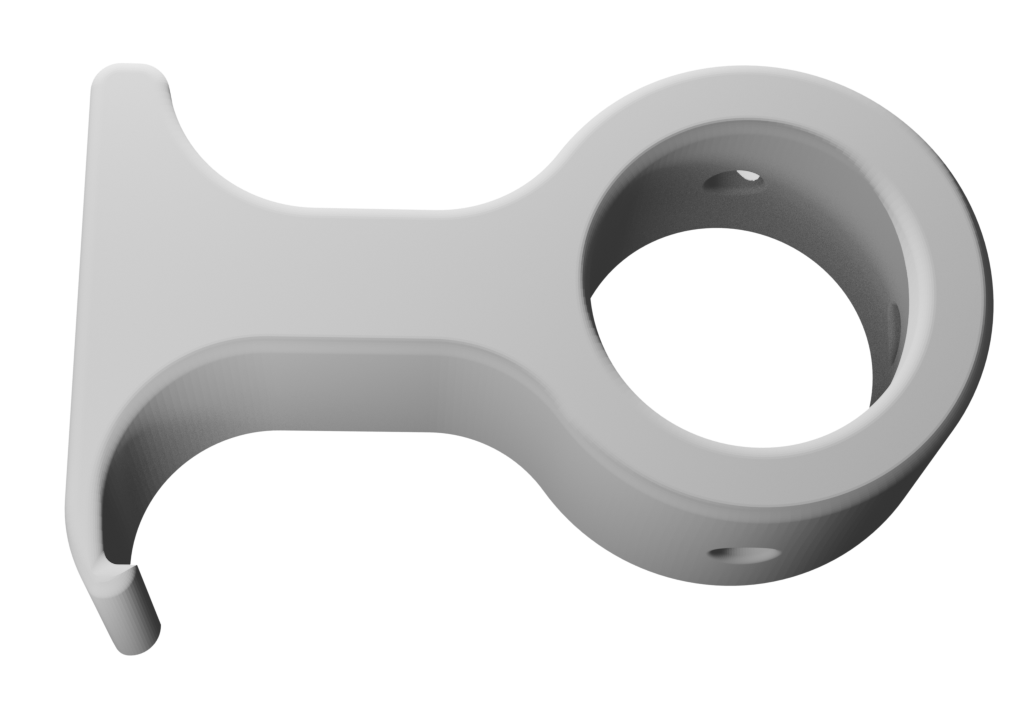 Vinyl Siding to Closed Pipe Clips for PVC