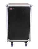 10U Top, 12U Side Audio Road Rack Case