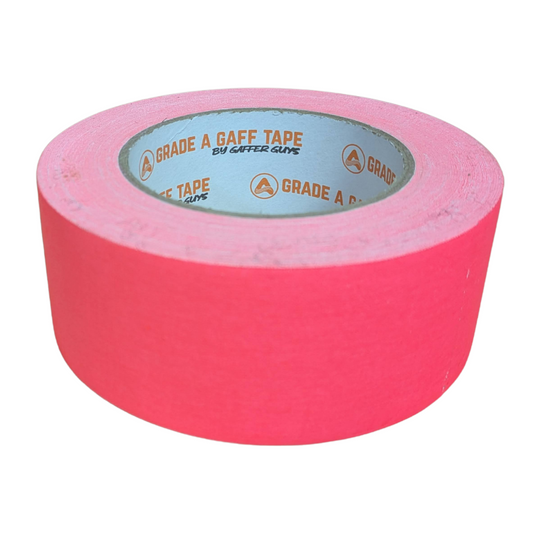 Grade A Fluorescent Neon 2" Gaff Tape - 30 Yard