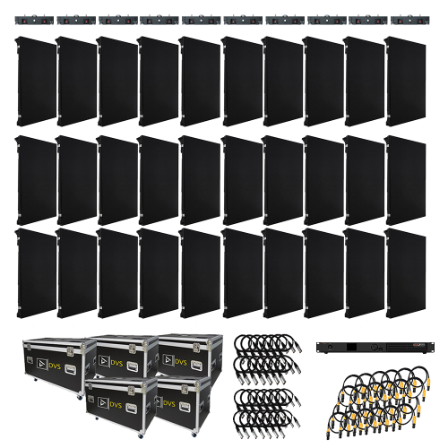 Vizra-3X 16-FT X 10-FT 3.9MM LED Video Wall System Package (NovaStar)