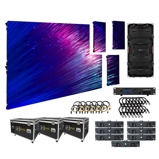 Vizra-3X 12-FT X 7-FT 3.9MM LED Video Wall System Package (NovaStar)