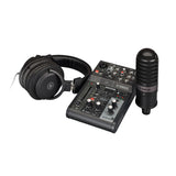 Live Stream Pack AG03MK2 B, Headphones, Microphone