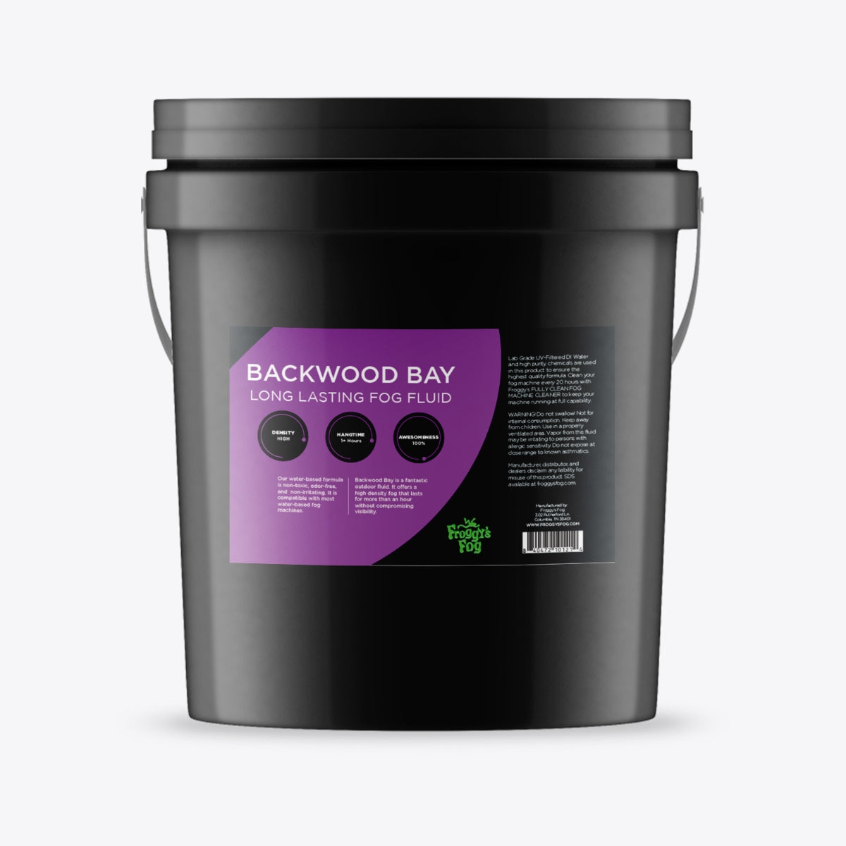 Froggy's Backwood Bay Fog Fluid - 5 Gallon (New)