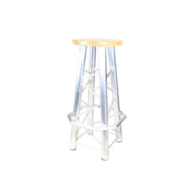 Truss Chair Straight-Leg Aluminum Bar Stool