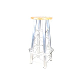 Truss Chair Straight-Leg Aluminum Bar Stool