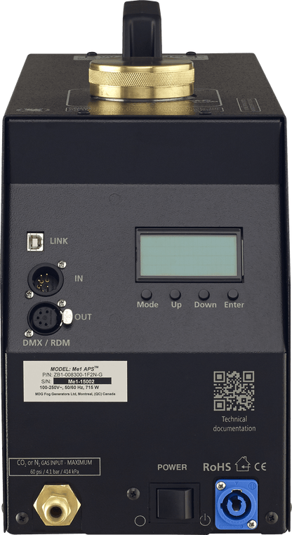 Me1, single high output fog generator