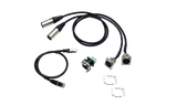 Adapter cable set for 2Port Node 5-pin XLR rack mount kit