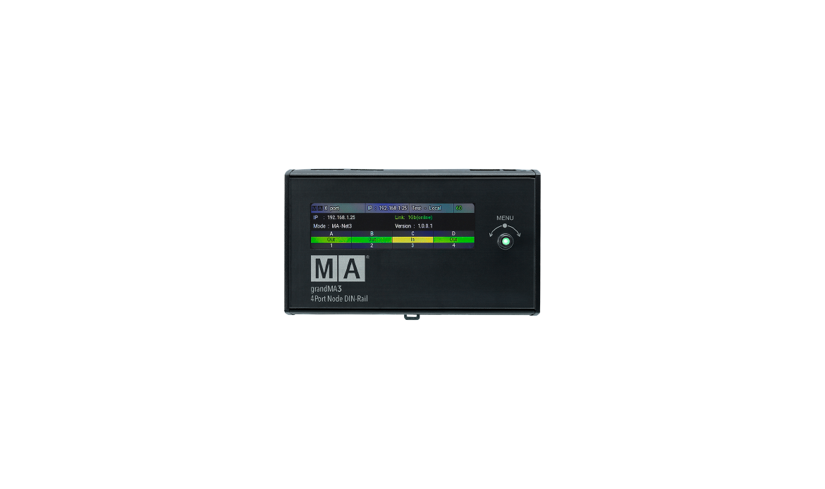 MA grandMA3 4Port Node DIN-Rail