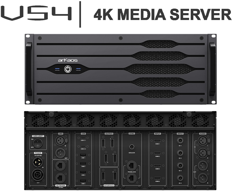 VS4 4K Media Server