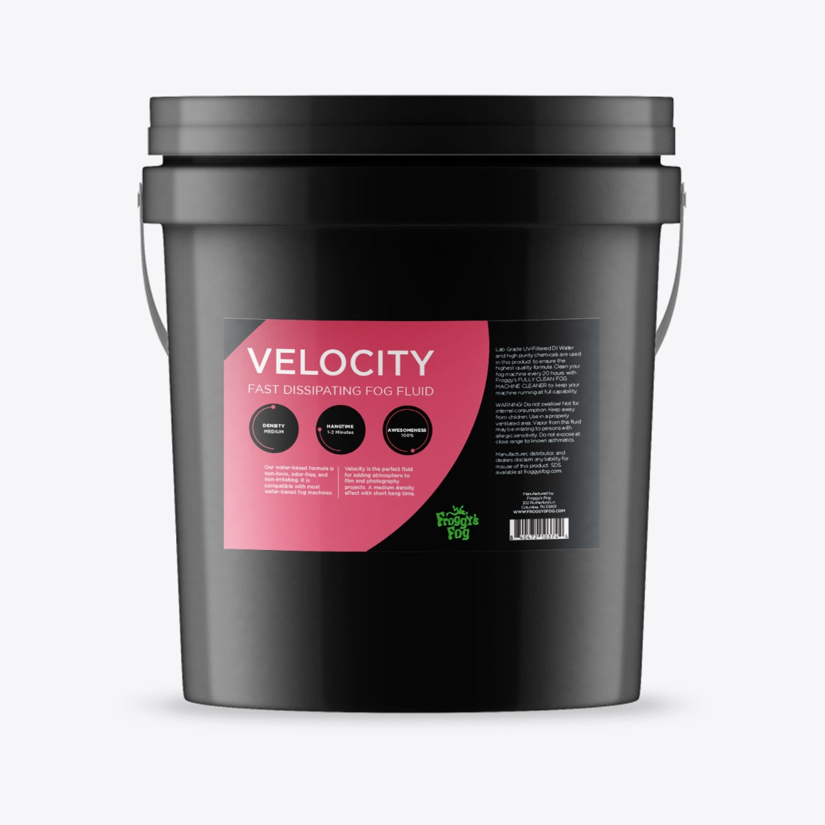 Froggy's Velocity Fog Fluid - 5 Gallon (New)