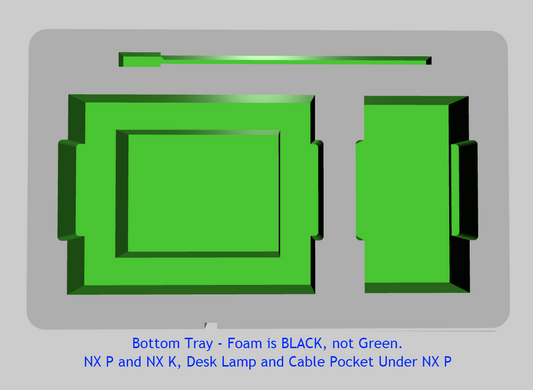 Custom Onyx NX1, NX K, and NX P Road Case with Space for Accessories