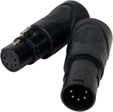 Accu-Cable RJ45 to 5-Pin XLR Set - ACRJ455PSET