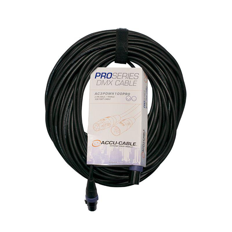 Accu-Cable 3ft Pro Series 3-Pin DMX Cable – AC3PDMX3PRO