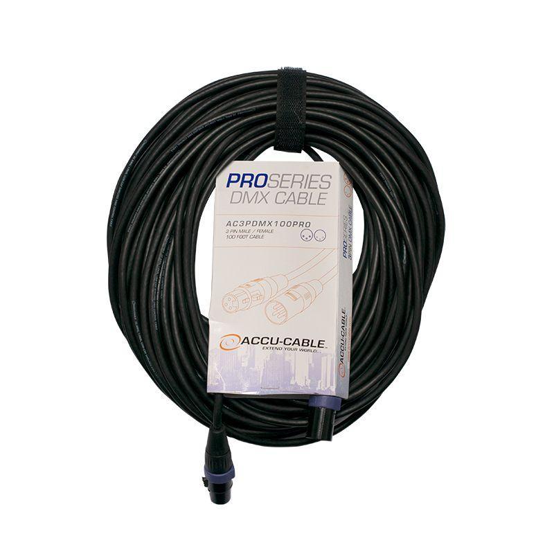 Accu-Cable 5ft Pro Series 3-Pin DMX Cable  - AC3PDMX5PRO