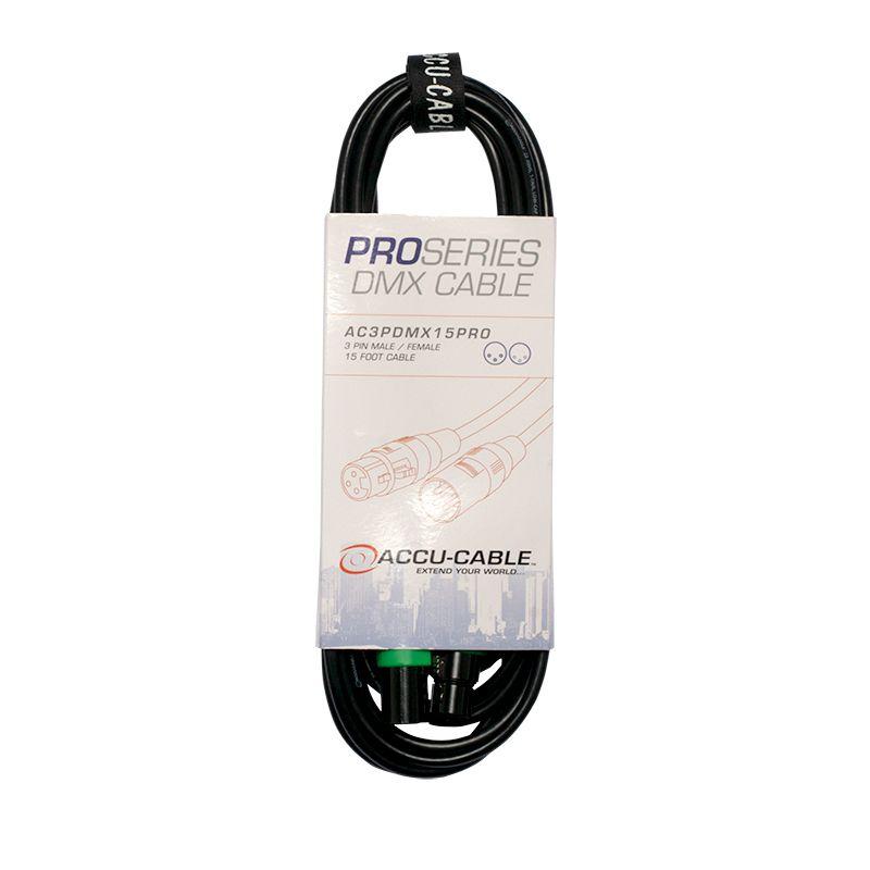 Accu-Cable 3ft Pro Series 3-Pin DMX Cable – AC3PDMX3PRO