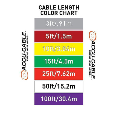 Accu-Cable 50ft Pro Series 3-Pin DMX Cable - AC3PDMX50PRO